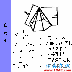 快接收，工程常用的各種圖形計算公式都在這了！AutoCAD培訓教程圖片43