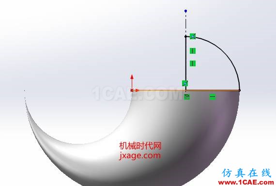 SolidWorks如何通過掃描創(chuàng)建太極圖？solidworks simulation培訓教程圖片11