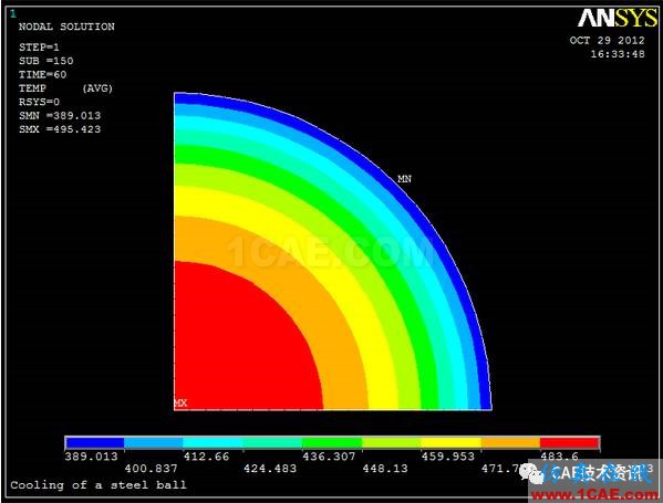 Ansys 經典APDL瞬態熱分析實例ansys分析圖片19