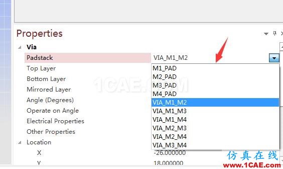 SiWave如何創建、編輯過孔?ansysem分析圖片3