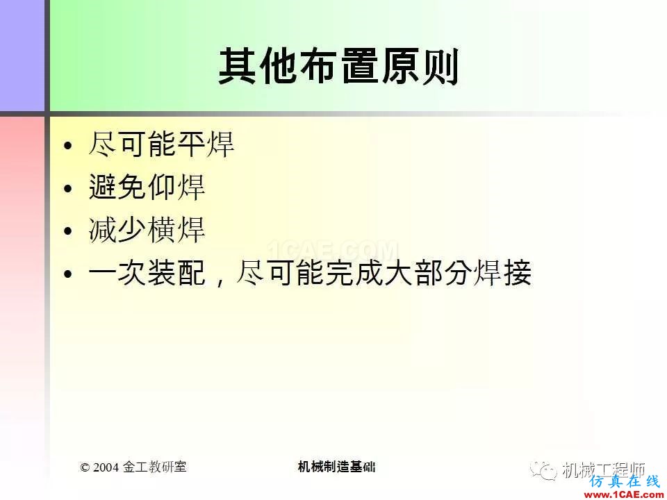 【專業積累】100頁PPT，全面了解焊接工藝機械設計培訓圖片86