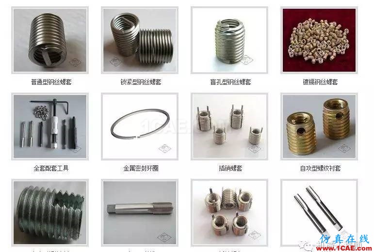 【專業積累】一文全懂——鋼絲螺套分類、應用、工藝和使用方法機械設計案例圖片3
