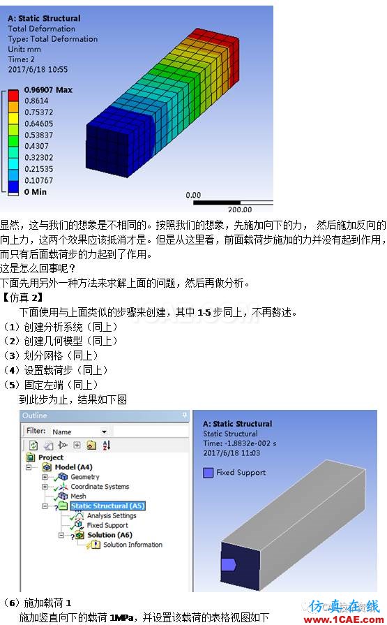 如何在ANSYS WORKBENCH中進行多載荷步的靜力分析？ansys培訓(xùn)的效果圖片4