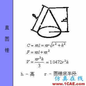 快接收，工程常用的各種圖形計算公式都在這了！AutoCAD學習資料圖片45