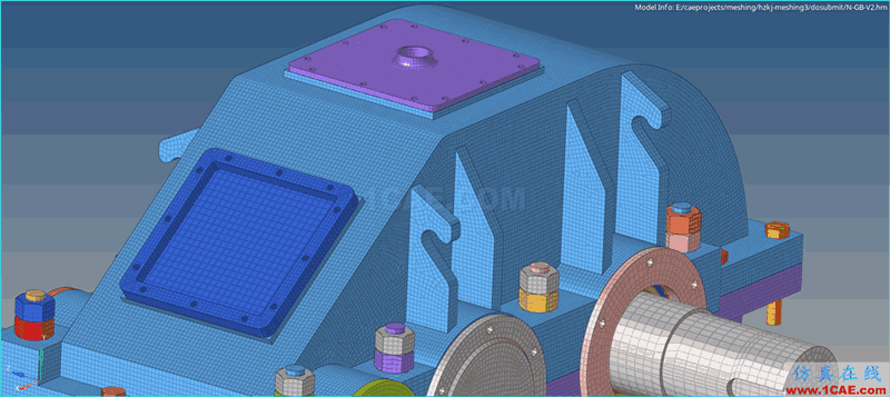 Hypermesh、Ansys 、CFD等優質網格劃分服務(也可提供專項培訓)ansys仿真分析圖片1