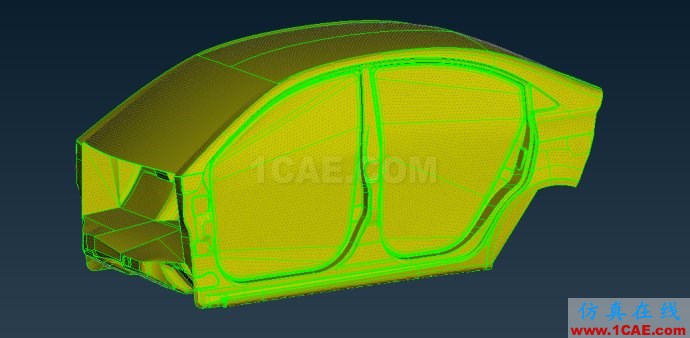 車內流場和溫度場分析模型前處理