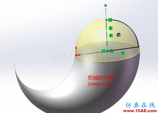 SolidWorks如何通過掃描創(chuàng)建太極圖？solidworks simulation培訓教程圖片12