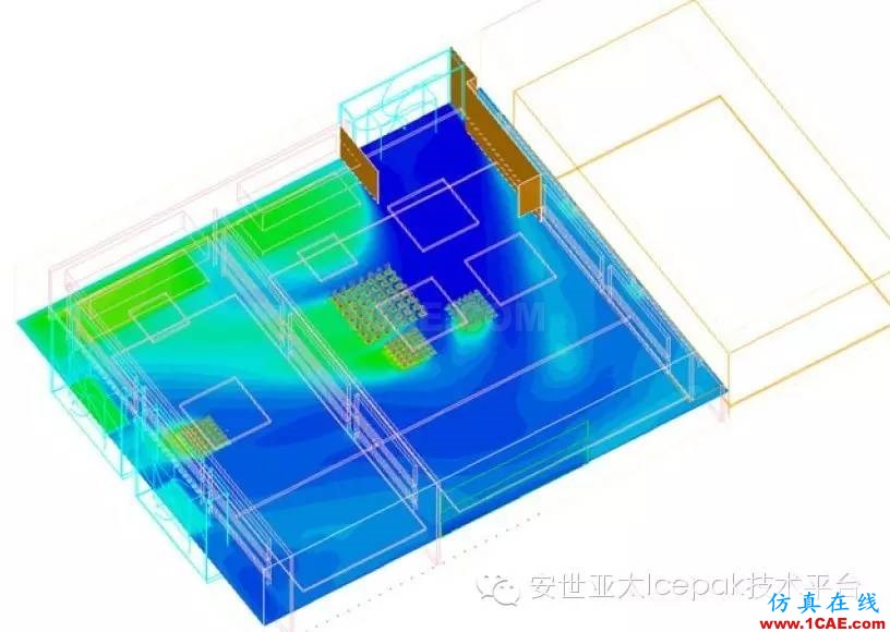 使用Icepak對思科遠程監(jiān)控系統(tǒng)（多媒體數字信號編解碼器）進行熱仿真優(yōu)化ansys分析案例圖片5