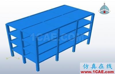 【簡單實(shí)例】abaqus/CAE建的簡單的框架模型(線性框架) 【簡單實(shí)例】abaqus/CAE建的簡單的框架模型(線性框架)