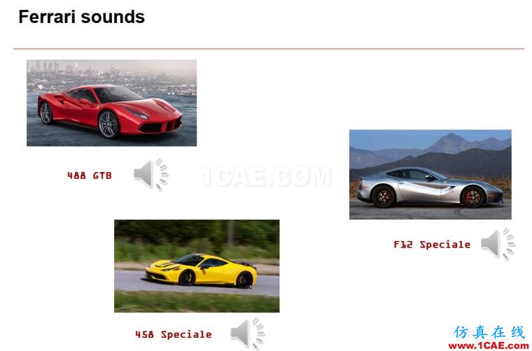 法拉利跑車的聲學設計｜Actran軟件系統聲學設計中的應用。Actran分析案例圖片23