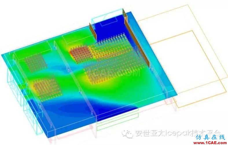使用Icepak對思科遠程監(jiān)控系統(tǒng)（多媒體數字信號編解碼器）進行熱仿真優(yōu)化ansys仿真分析圖片3