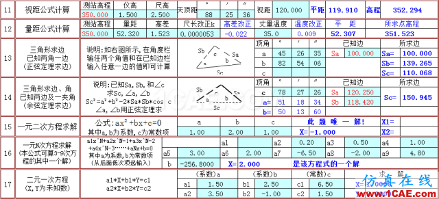 快接收，工程常用的各種圖形計算公式都在這了！AutoCAD分析圖片11